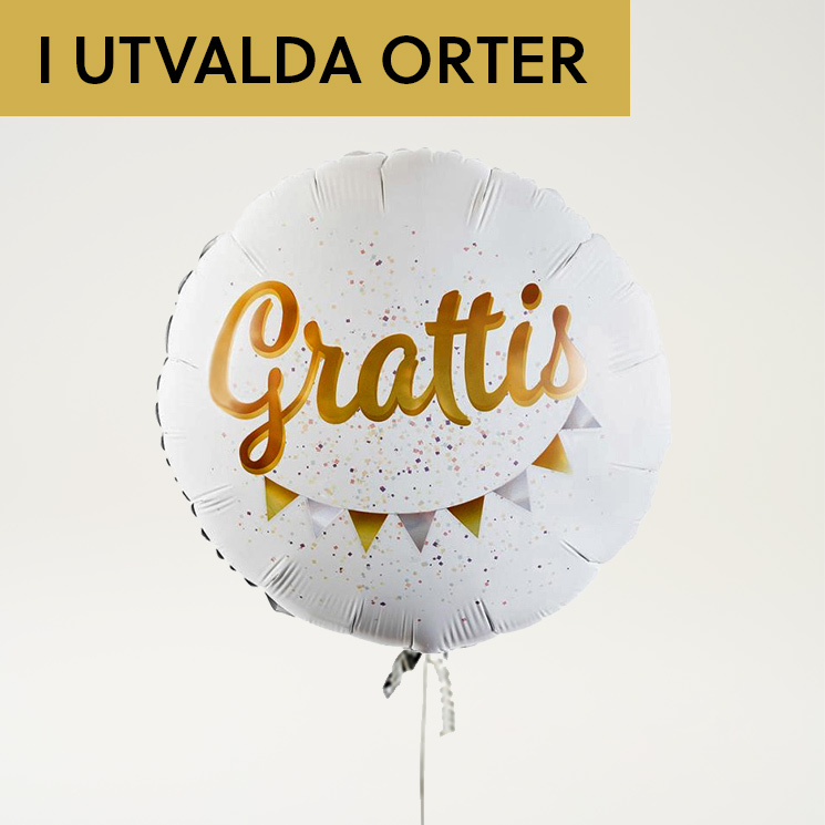 Grattis-heliumballong