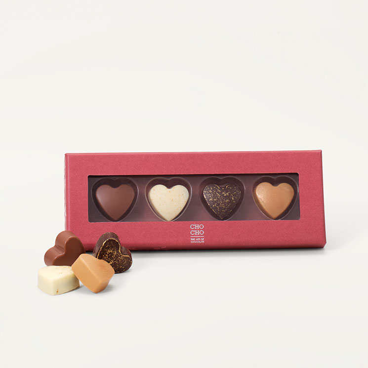 Fyllda chokladhjärtan